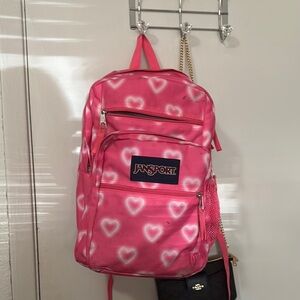 Jansport Pink Heart Backpack